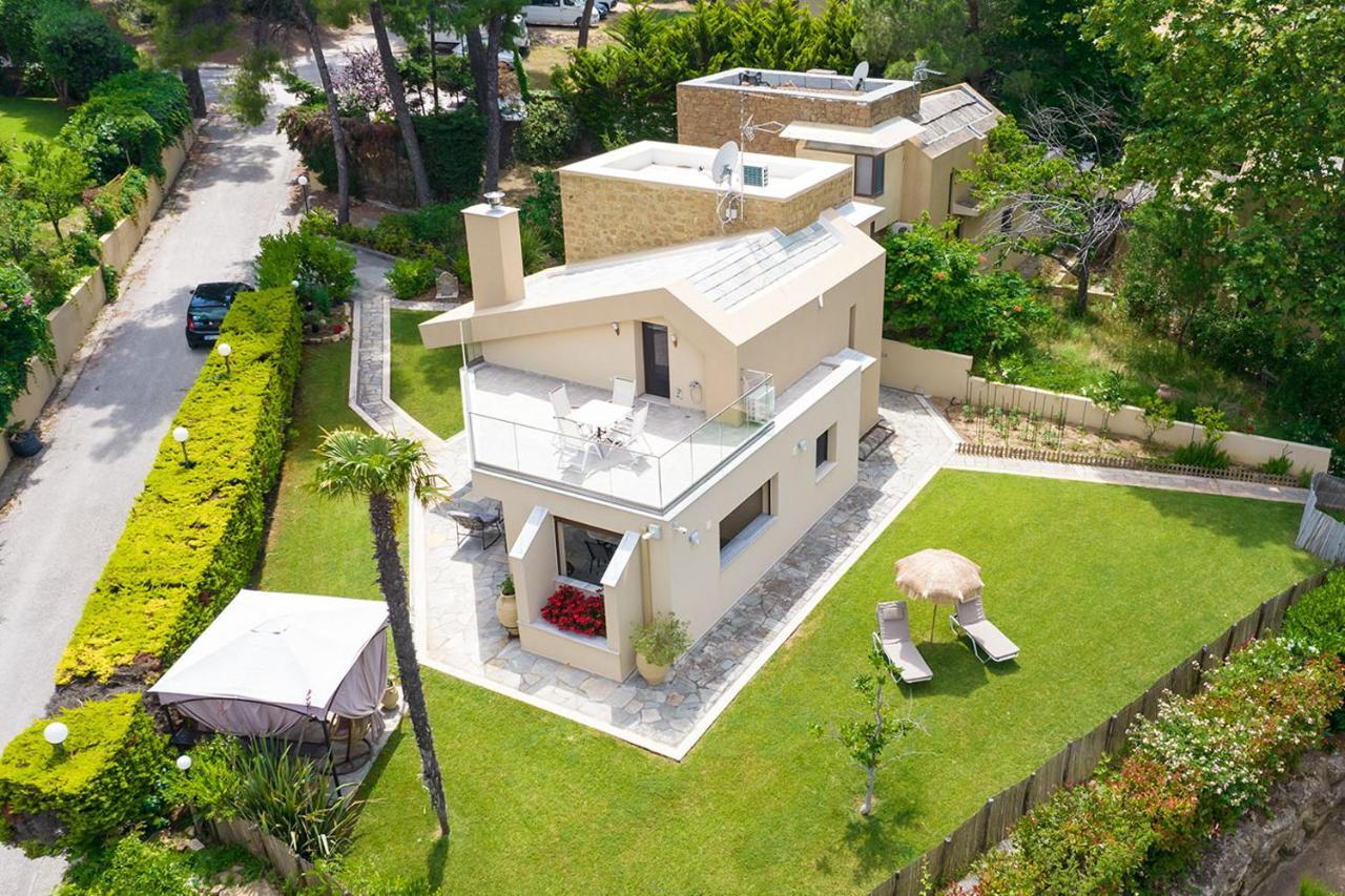 Artemisia Villa With Outdoor Hot Tub, Sani Luxury Villas Collection Екстер'єр фото