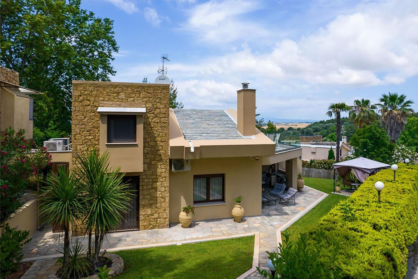 Artemisia Villa With Outdoor Hot Tub, Sani Luxury Villas Collection Екстер'єр фото