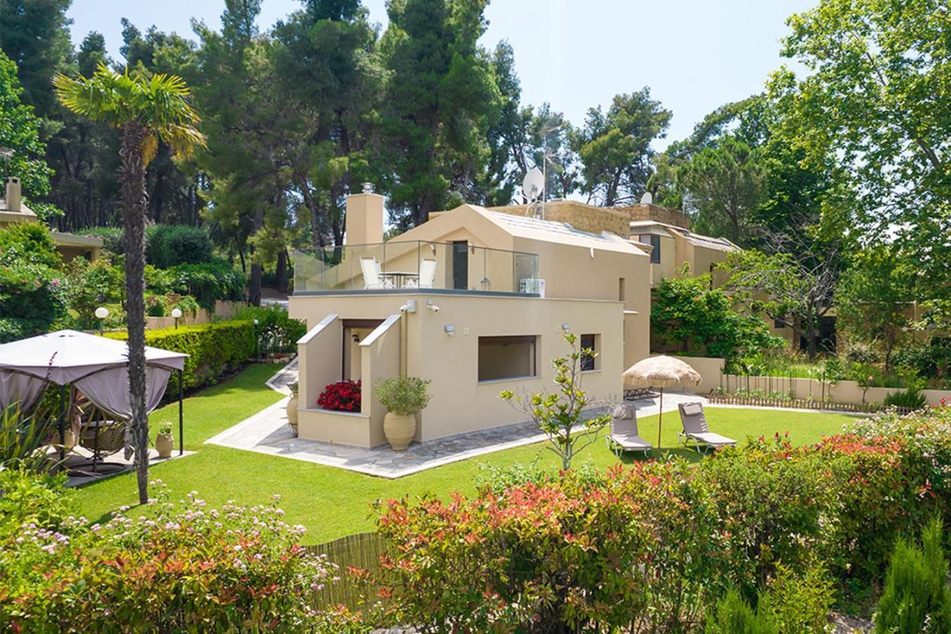 Artemisia Villa With Outdoor Hot Tub, Sani Luxury Villas Collection Екстер'єр фото